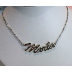 Collana Names argento platinato Marta Collana Names argento platinato Marta